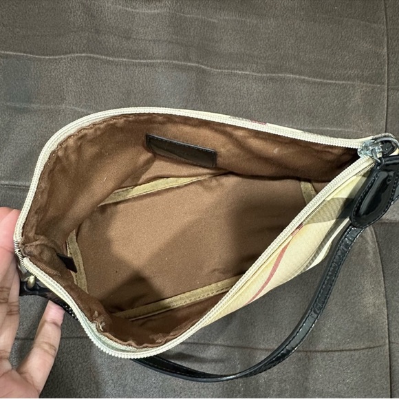 ‼️SALE💯Authentic Burberry Super Nova Check Pochette Shoulder Bag Vintage y2k - Picture 6 of 13